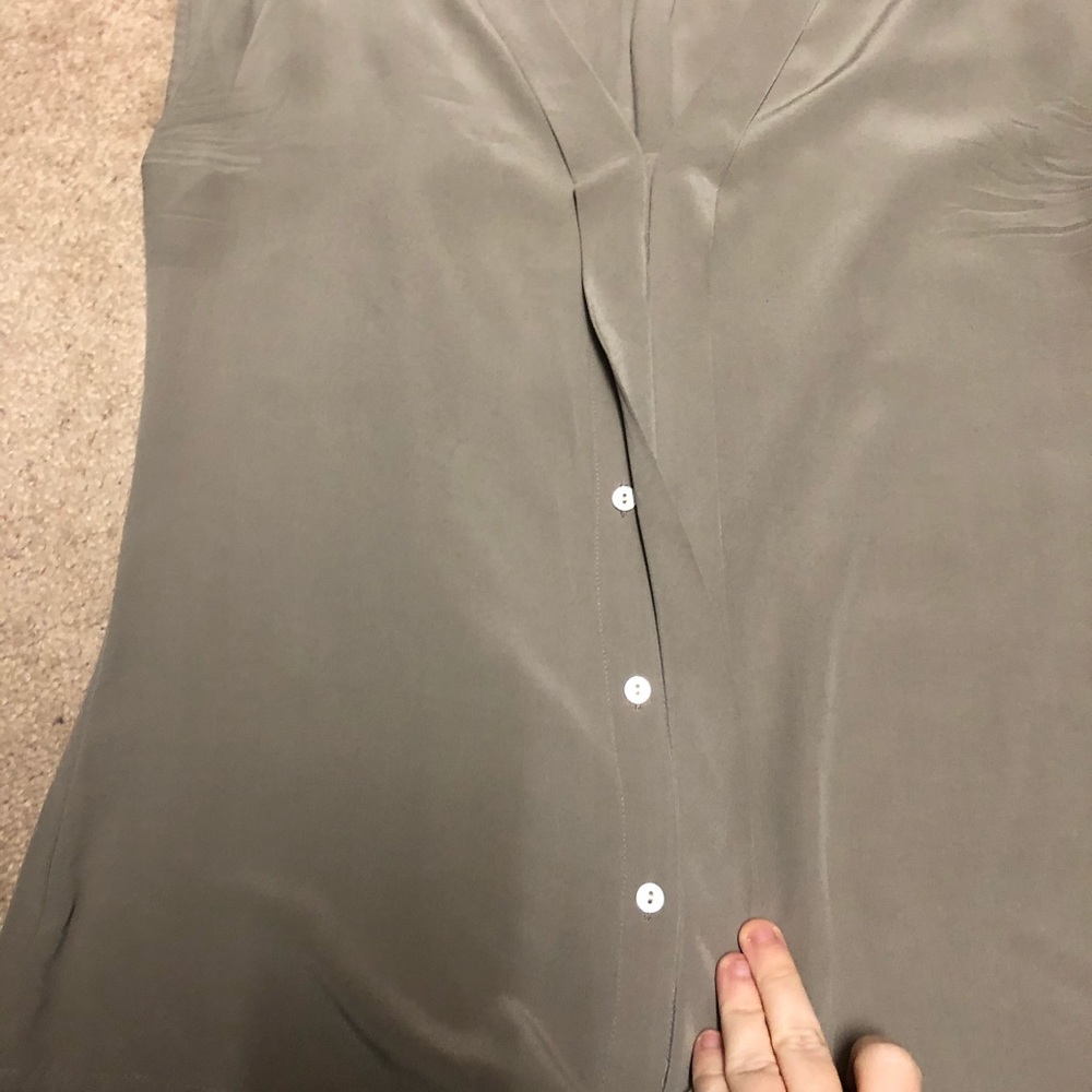 Max Studio Silk Blouse - Picture 2 of 4